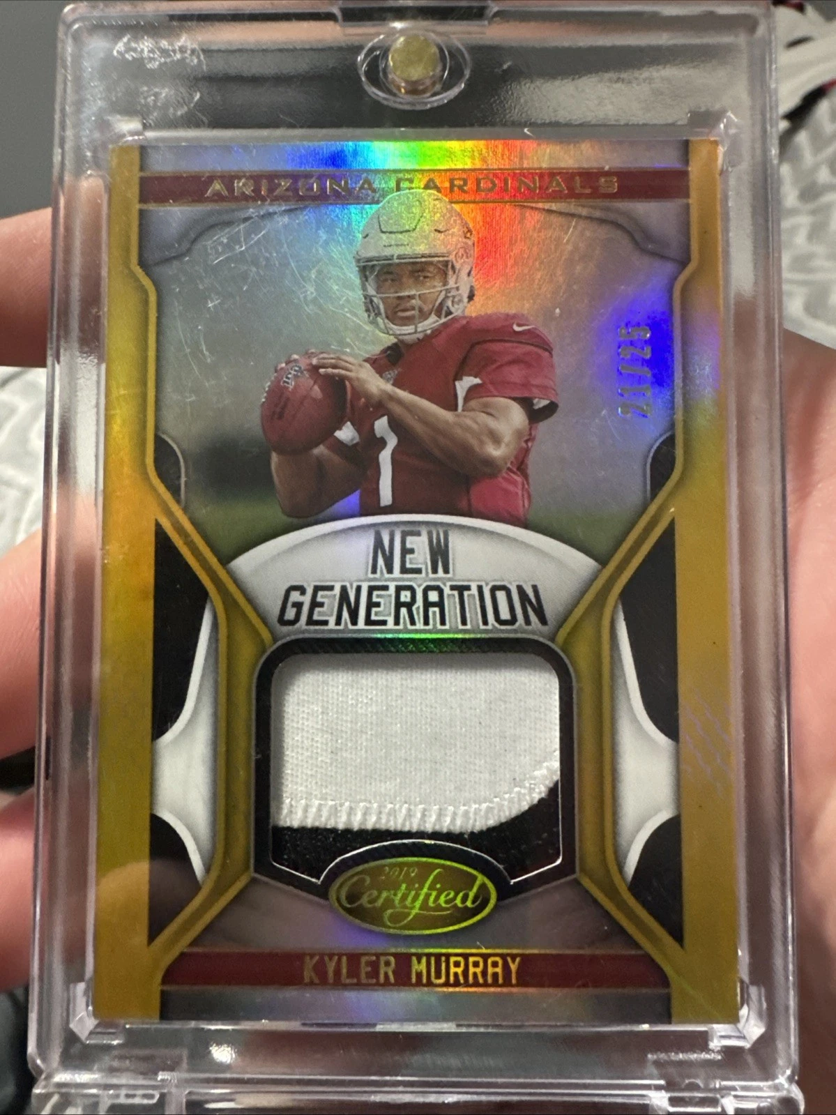 Kyler Murray Panini Certified New Generation Jerseys #NGKM Base