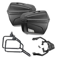 Kappa Seitenkoffer Mit Rahmen K22N - Honda X-ADV 750 2021 2022 2023 Schwarz 22LT