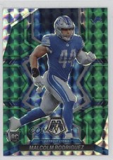 2022 Panini Mosaic Rookies Green Mosaic Prizm Malcolm Rodriguez #400 16wc