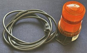 Preco Safety, Warning Strobe Beacon, Amber, Model 7412 (12-80 VDC)