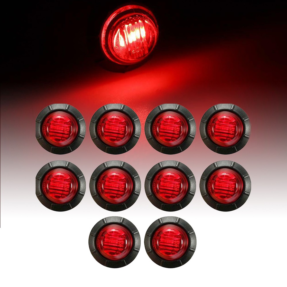 12V ABS Side LED Marker Indicator Light for Trucks Trailers Buses