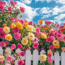 300 Mixed Color Climbing Rose Seeds for Planting Bush Perennial Shrub