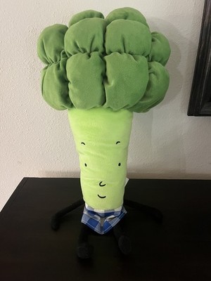 Ikea Torva Broccoli Plush Stuffed Toy Anthropomorphic Green Vegetable Pillow 24''