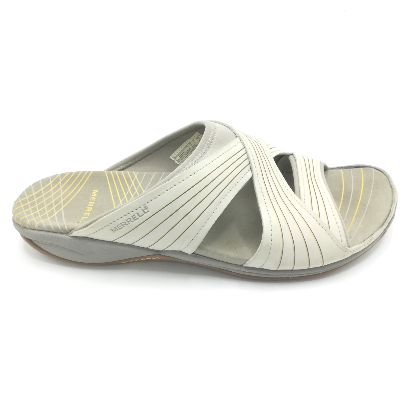 Merrell sandali donna scarpe slip on slide performance heather fodera argento 11