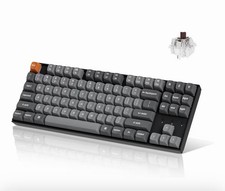 Keychron K8 Max TKL Mechanical Keyboard Wireless, 87 Keys QMK 2.4 GHz/Bluetooth