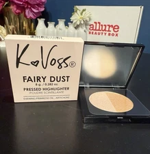 K VOSS FAIRY DUST PRESSED HIGHLIGHTER MOONLIGHT-STARKISSED 0.282oz/8g NIB
