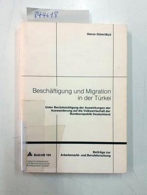 Beschäftigung und Migration in der Türkei Unter Berücksichtigung der Auswirkunge