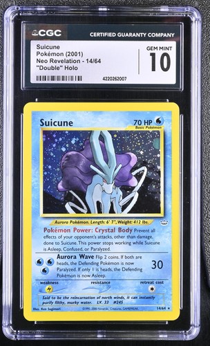 Suicune (Unlimited) graded CGC 10 for sale on eBay