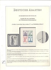 Franz. Zone Baden Block 1 B V mit Plattenfehler IV ** (12909)
