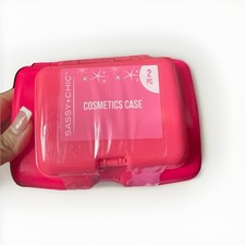 Caboodles Pack Pink Set big  And small Travel Organizer For Makeup