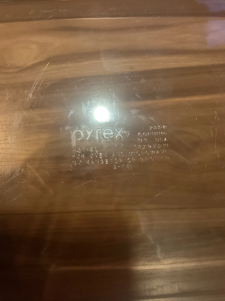 Pyrex 233-R Amber 3 Qt Rectangular Baking Dish 13x9 Vintage Ovenware - Image 2 of 4