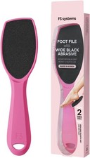Wide Emery Foot File Hot Pink , Double-Sided Pedicure Tool, Colossal Professiona