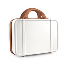 14 Inch Makeup Train Case ABS Toiletry Bag Portable Travel Hard Shell
