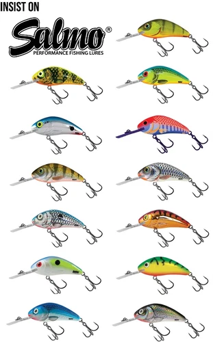 Salmo Rattlin' Hornet Floating Crankbait 6.5cm / Perch Pike Lure Plug