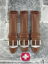 New 20 mm VICTORINOX SWISS ARMY Dark Brown CALF LEATHER STRAP CAVALRY BAND V