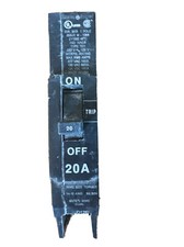 ge 20 amp single pole breaker. 5 breakers included in each lot.