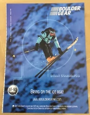 Boulder Gear skis 1999 print ad vintage skiing gear sports Dean Cummings 90s
