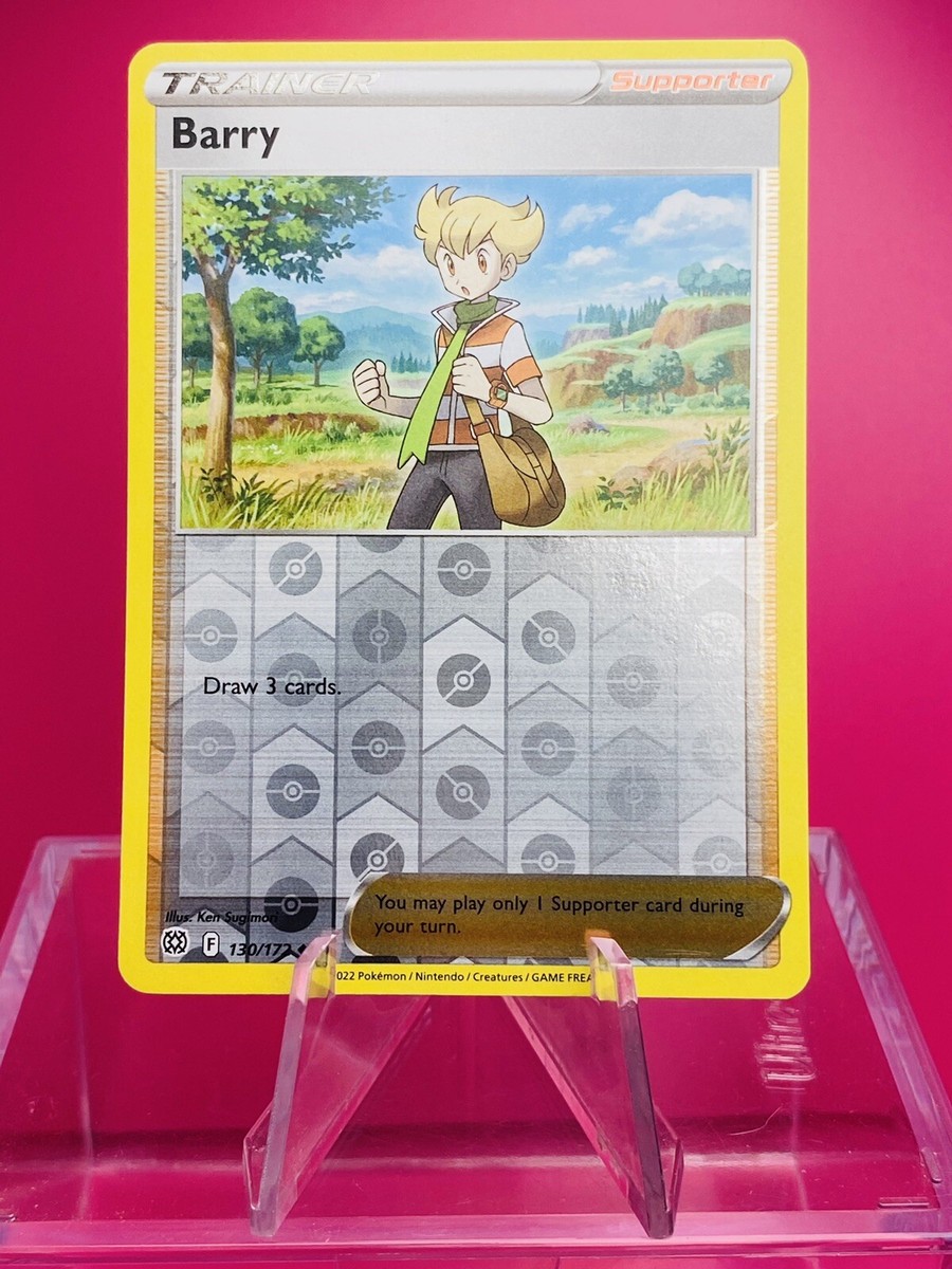 Barry 130/172 | SWSH - Brilliant Stars | REVERSE HOLO | Pokemon NM