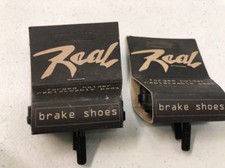 Real Anodized Bicycle Brake Pads Shoes BLACK Threaded 4 BMX