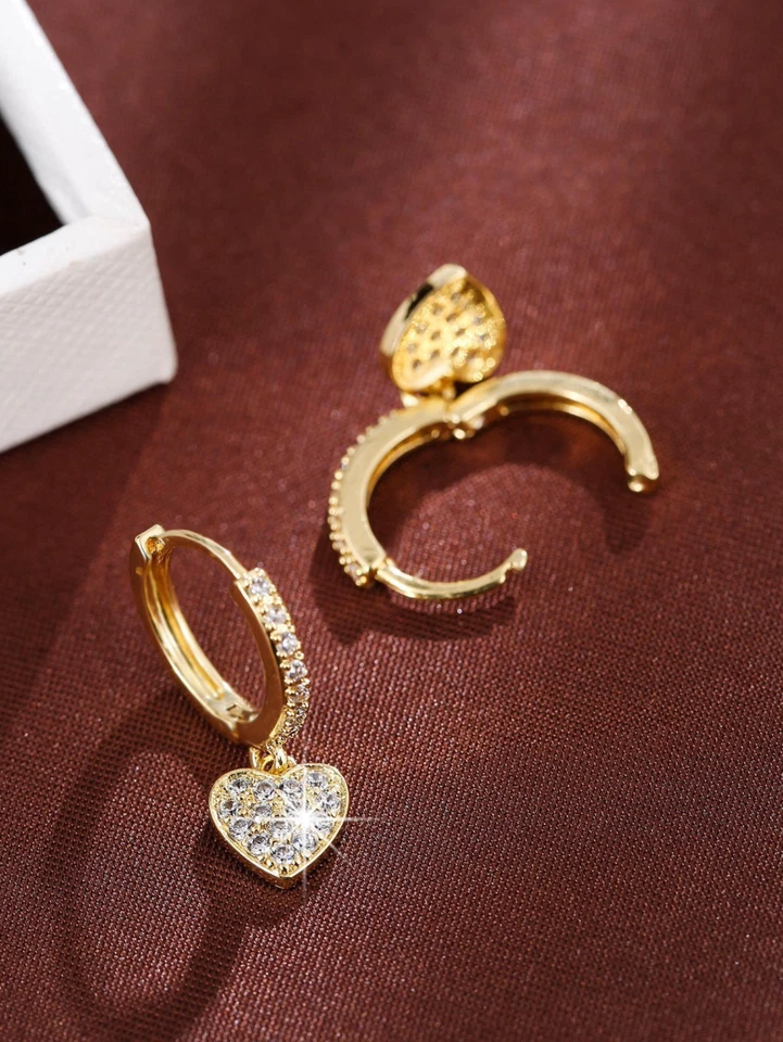 Aretes Argollas En Oro 10k Pendientes Joyería Fina De Moda Regalos Para Mujer Foto 4 de 4