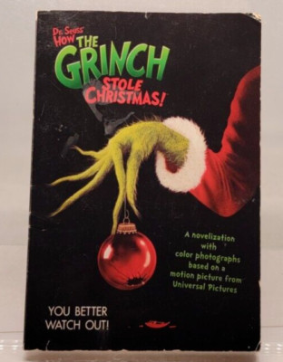 Dr. Seuss How the Grinch Stole Christmas! Paperback Holiday Story Book FLY
