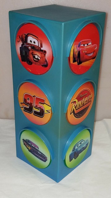 Disney Pixar Cars Rust-eze Stop Light Traffic Night Lamp Lightning McQueen 5094 for sale online
