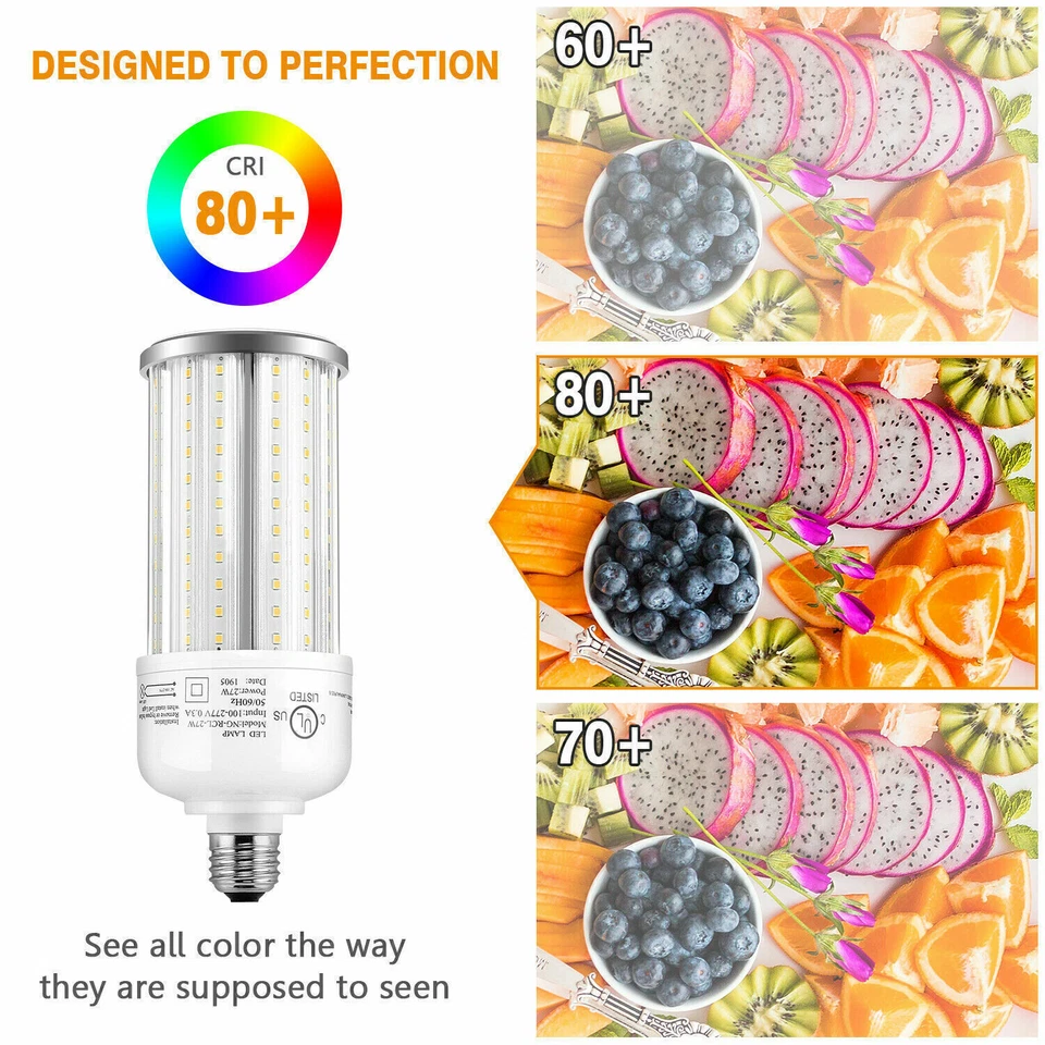 36W LED Corn Bulb Light For Workshop Factory Library Hospital 150W HID MH Equal - Image 4 of 4