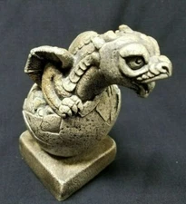 1994 Windstone Editions Melody Pena Baby Dragon Hatching Egg Statue Figurine