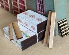 N Scale Plywood Lumber Stack Kits Laser Cut 16-Pack