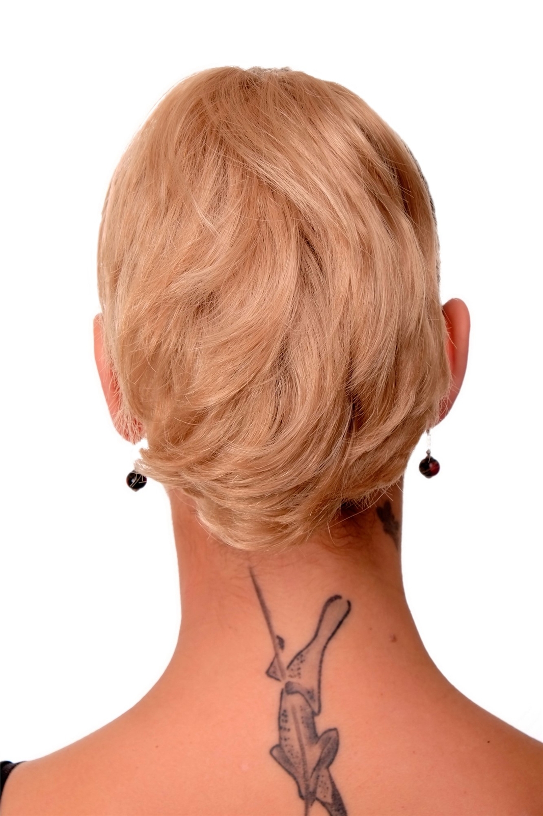 Blonde Short Braid Hair Extension Butterfly Clip T6545 Barbar Look