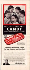 Print Ad Baby Ruth 1941 Dionne Quints Half-Page Magazine 5"'x12"