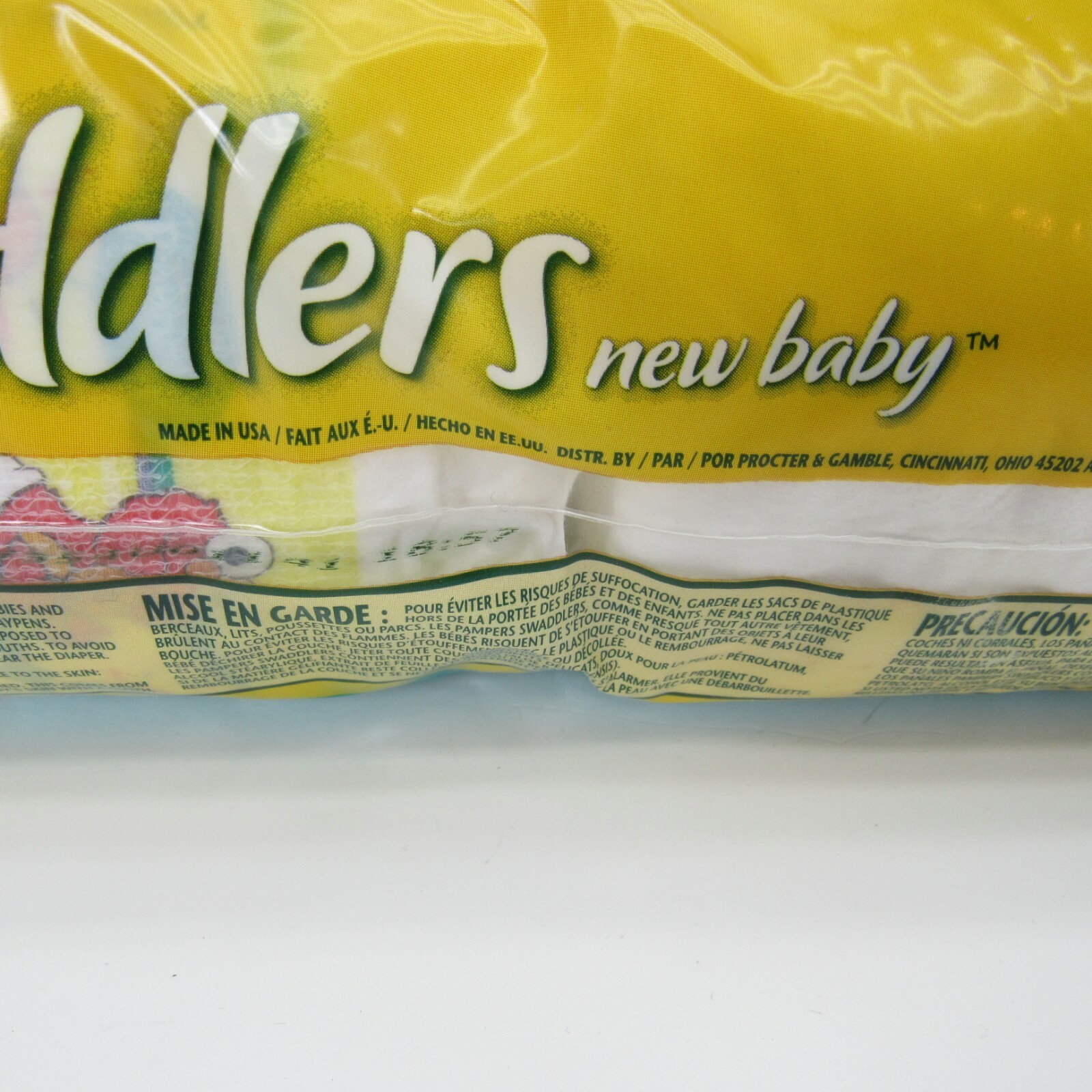 VTG 2007 Sesame Street Size 1 Swaddlers New Baby Pampers Stages Diapers