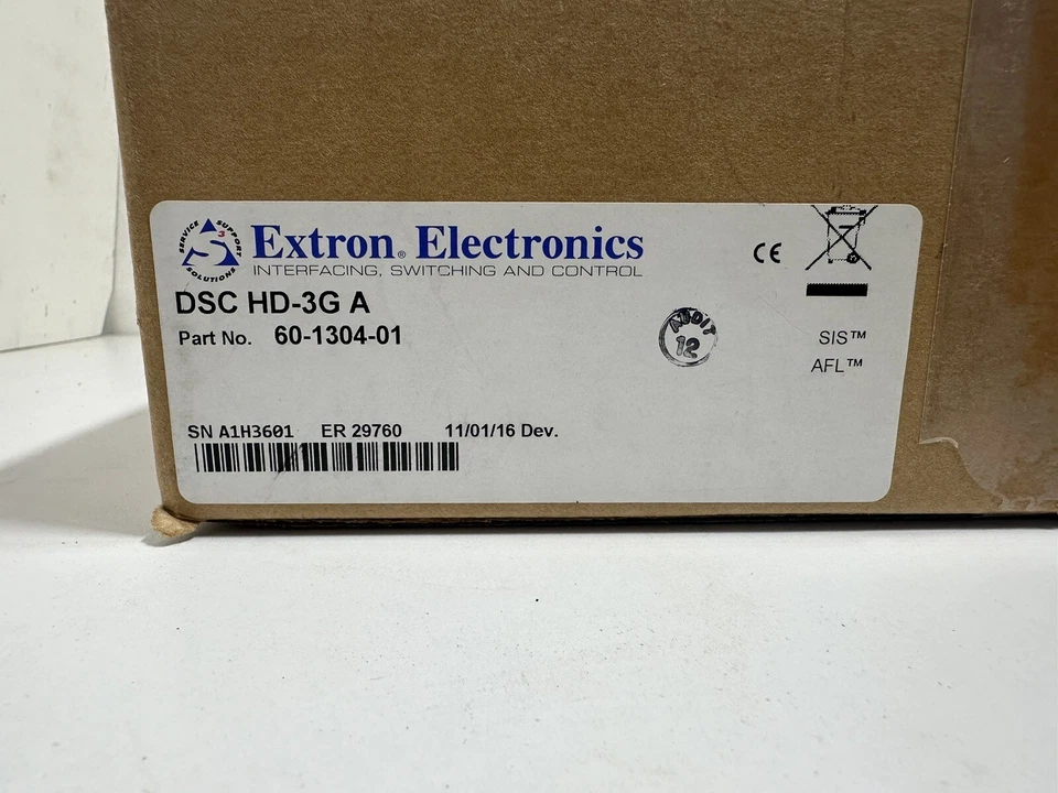 Extron, DSC 3G-HD A, HDMI to 3G-SDI Scaler w/ Audio Embedding - Image 2 of 4