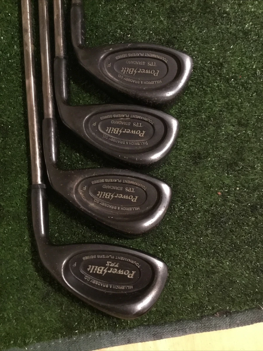 PowerBilt TPS Standard 2 Flat Irons Set 2 9 Irons Steel Shafts