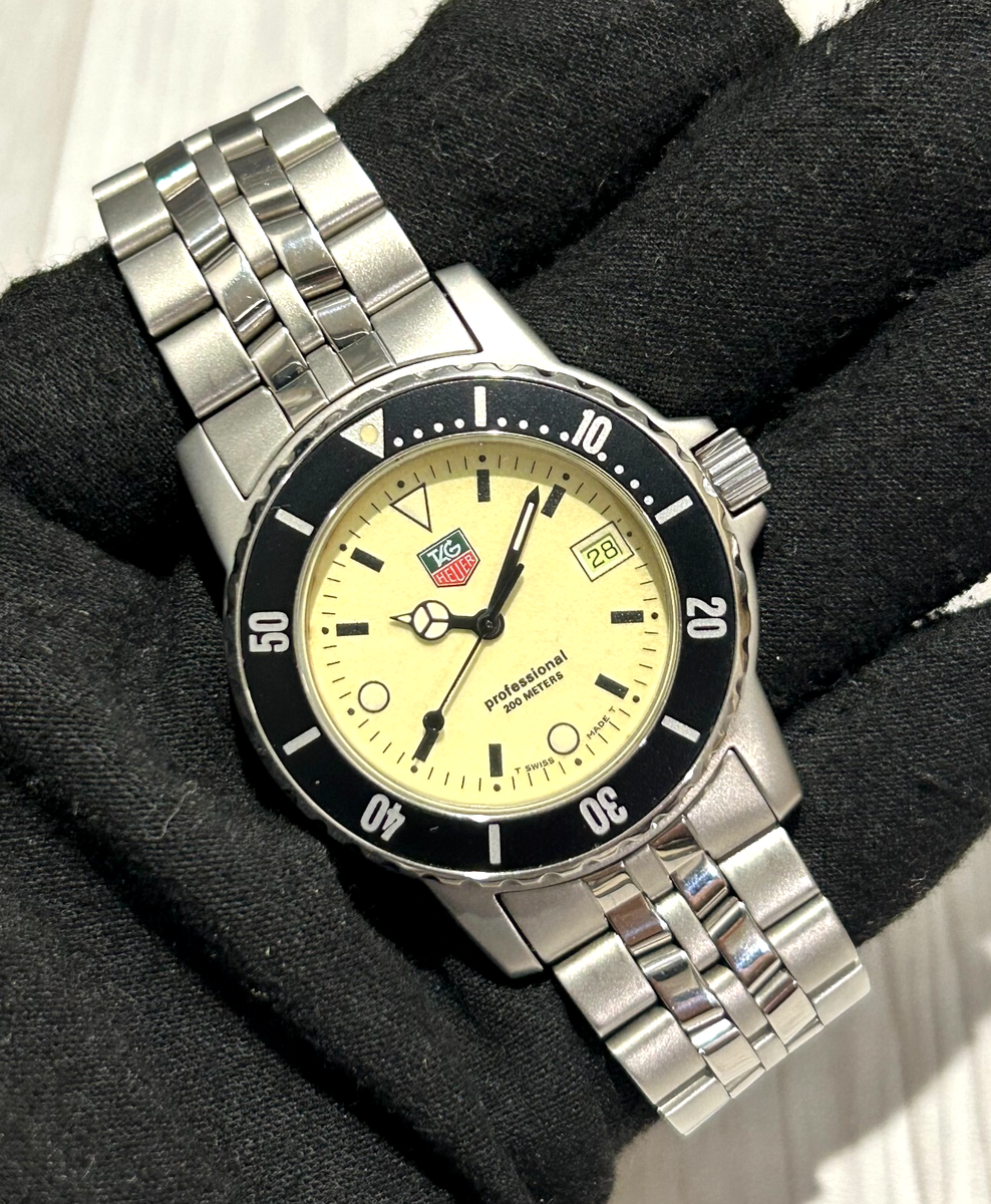 Vintage Tag Heuer 929.113 Mens 1500 Watch Nite Full Lume