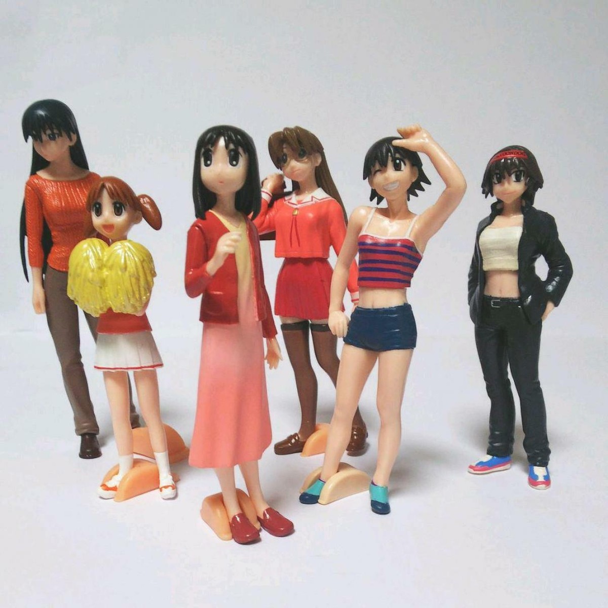 Azumanga Daioh 2 Mini Figure All 6 types Complete set 2002 BANDAI
