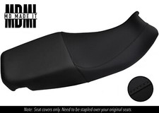 ADATTO PER TRIUMPH TROPHY 900 1200 96-03 COPRISEDILE VINILE IMPUGNATURA PERSONALIZZATA DSG2 NERO ST