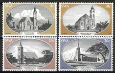 South West Africa 1978, Old Churches set VF MNH, Mi 448-451