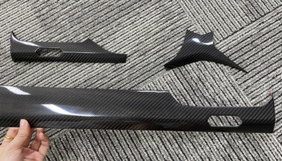 For Lamborghini Urus 2018-2022 Carbon Fiber Dashboard Center Console Cover Trim