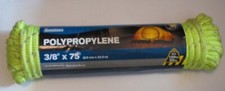 Kingcord 3/8" x 75' Diamond Braid Polypropylene Rope Reflective- NEW