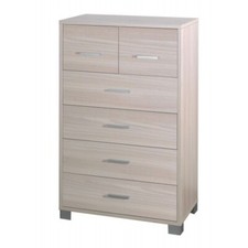 Settimino Como 70 Olmo 6 Cassetti Cassettiera Camera da Letto Mobile in Legno