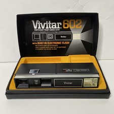 Vintage Vivitar 602 Point And Shoot With Case