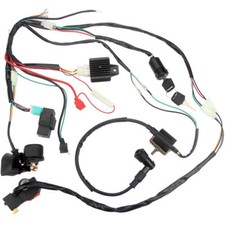 Wiring Harness Wire Loom CDI Ignition Kit for 50 70 90CC 110CC ATV Electric Quad
