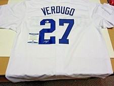 ALEX VERDUGO LOSANGELES DODGERS JSA/COA SIGNED JERSEY
