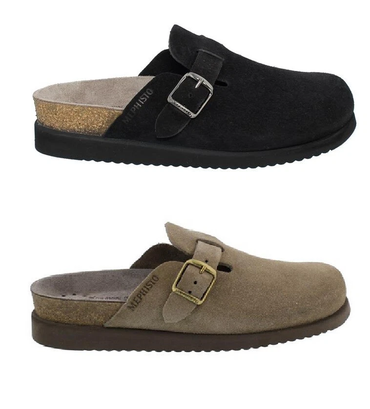 Mephisto HALINA Clog, black, Sandvel, 62800 Warm Grey Sandvel 62860