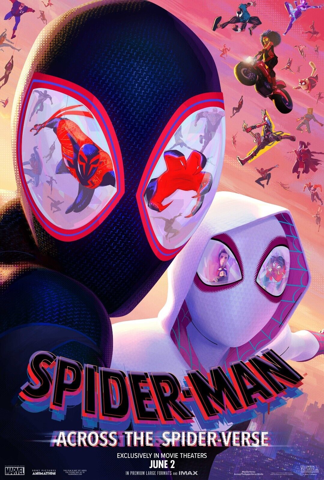 Spiderman Across The Spider-Verse movie poster (c) - Spiderman poster - 11  x 17