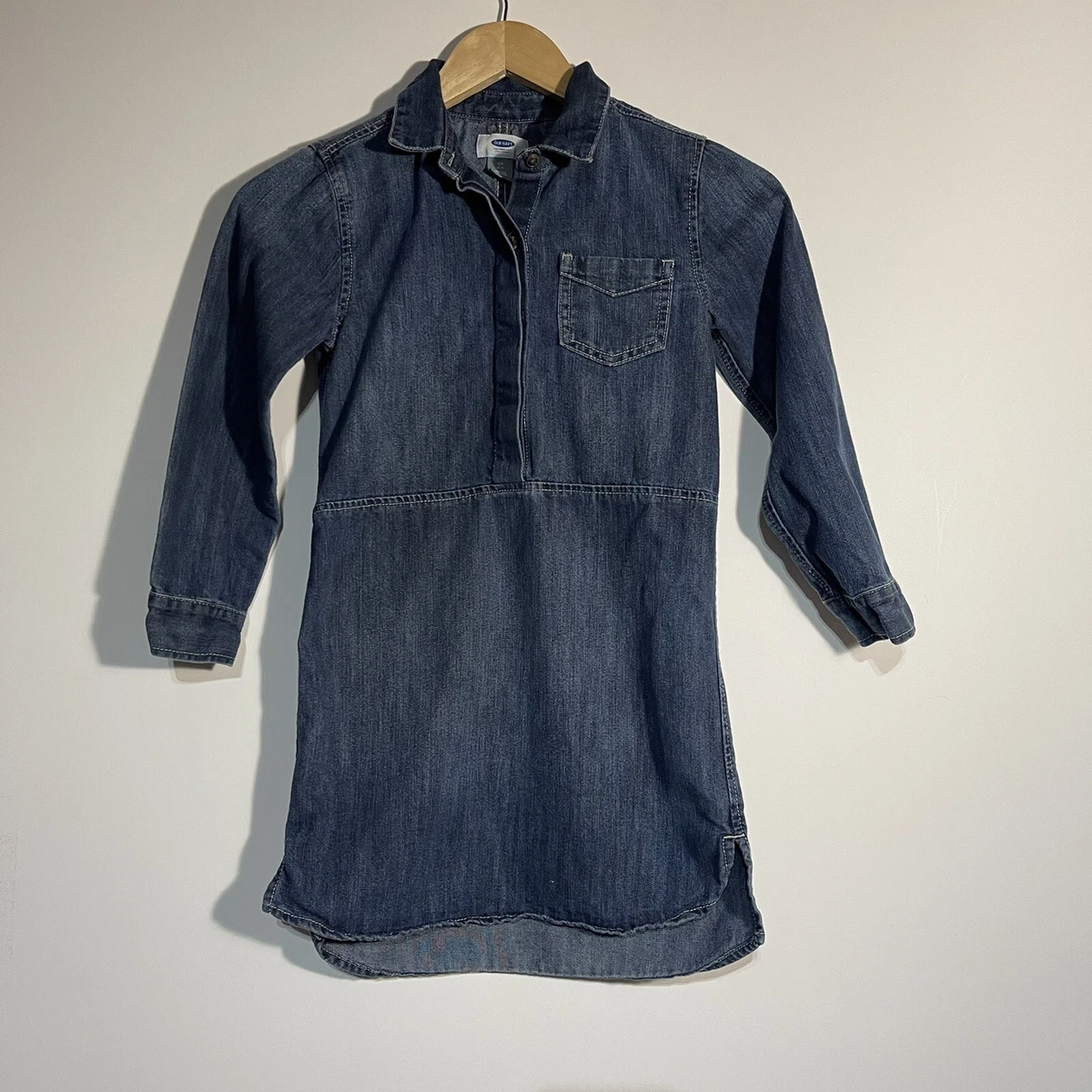 Old navy long sleeve denim dress Clearance