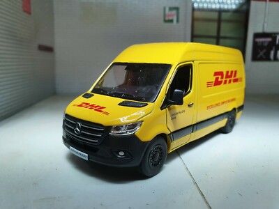 Mercedes-Benz Sprinter DHL Van 2019 Detaildruckguss Maßstab 1:48 Modell unverpackt 43