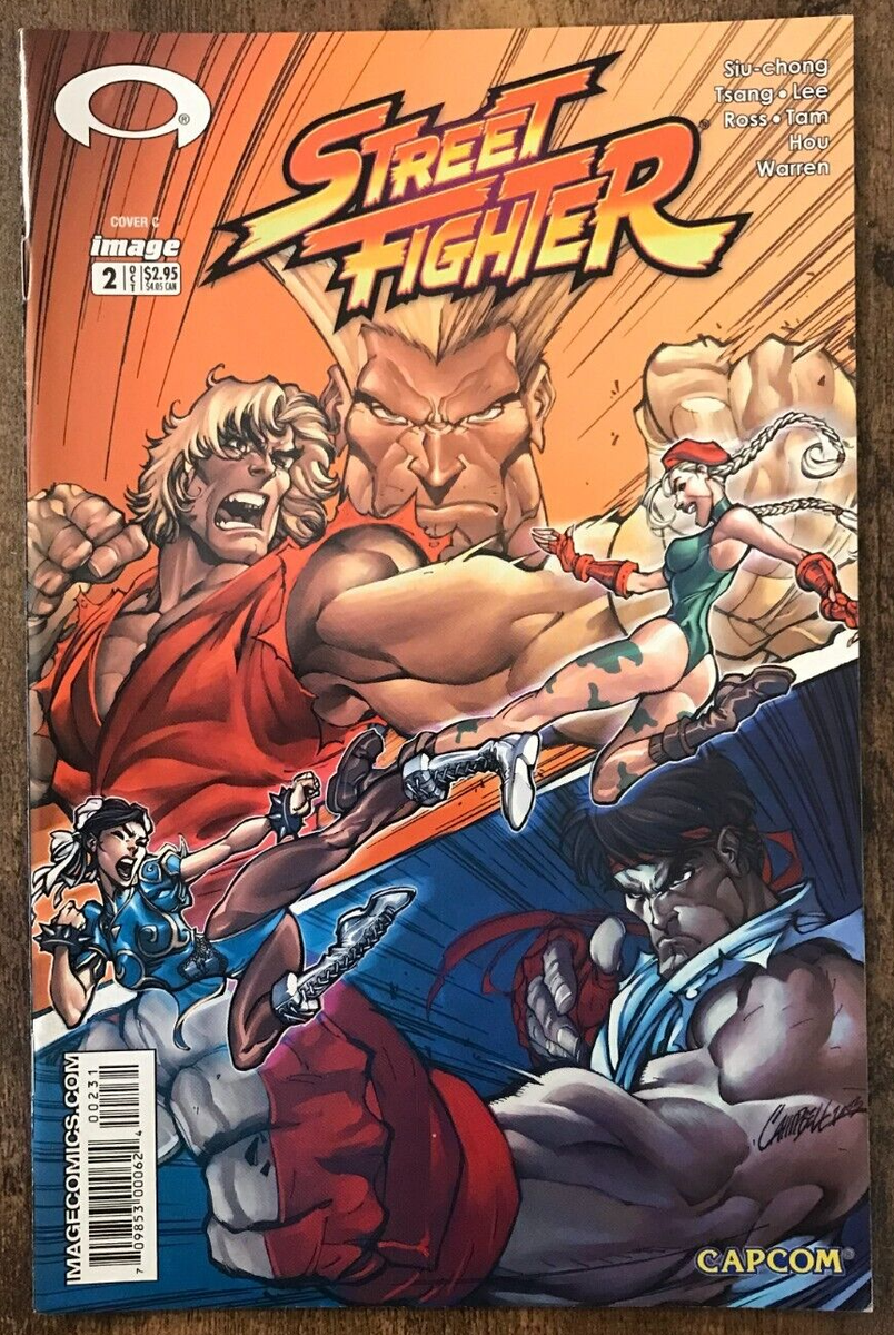 Street Fighter #2 By Alvin Lee Ryu Ken J Scott Campbell Variant C