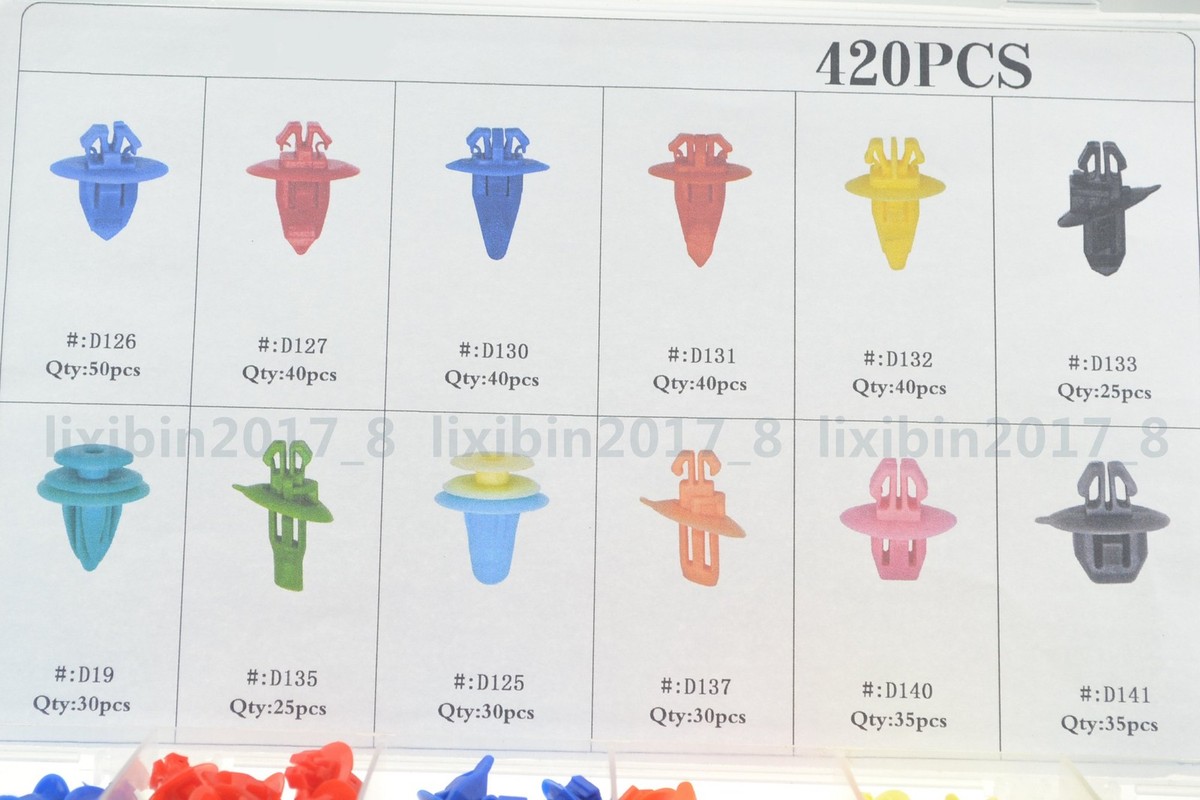 25pcs Fender Wheel Flare Clips Retainer Fastener Screws For Toyota 90904-67036 E